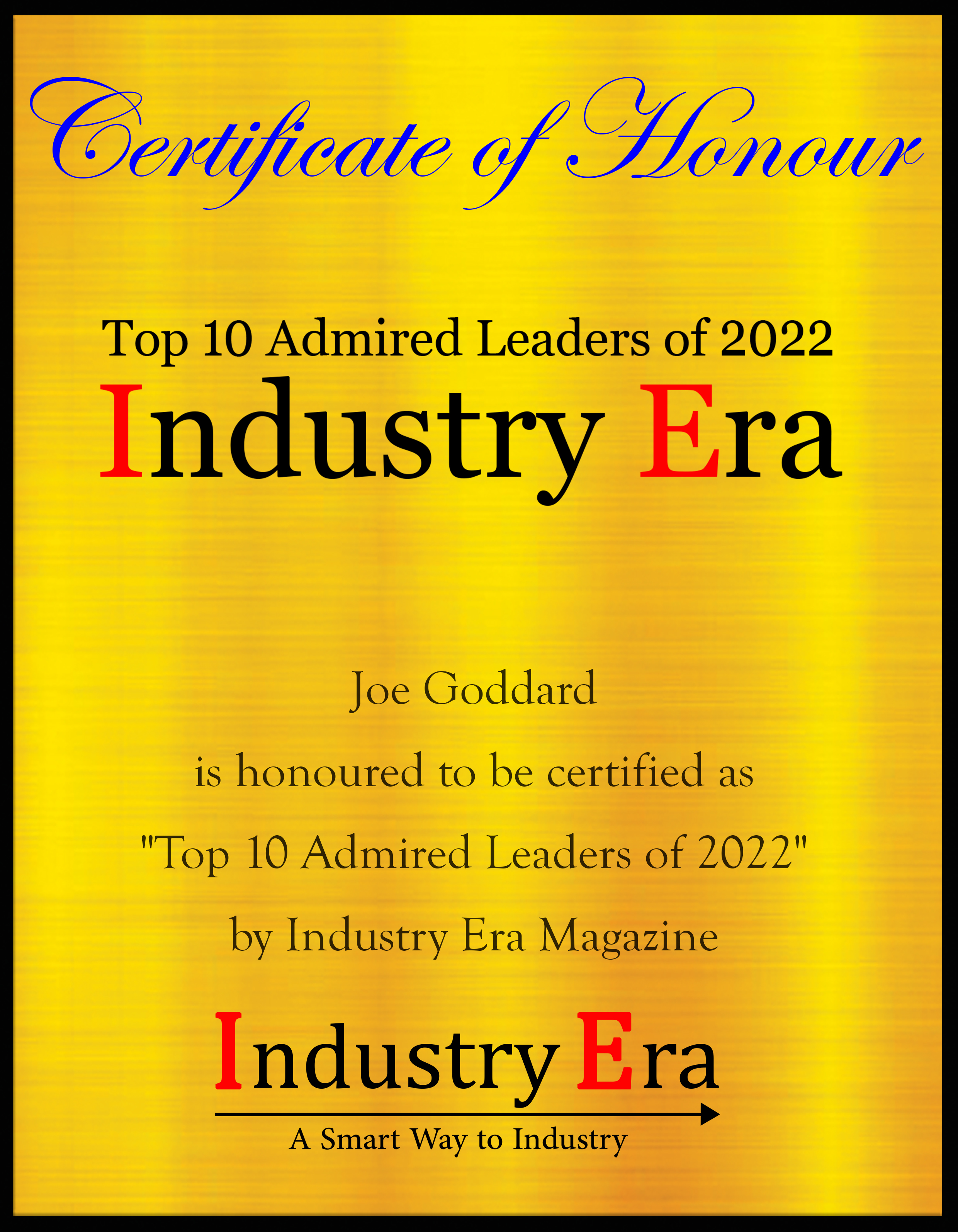 Joe Goddard, Owner & Managing Partner of Cardinal Healthcare Group