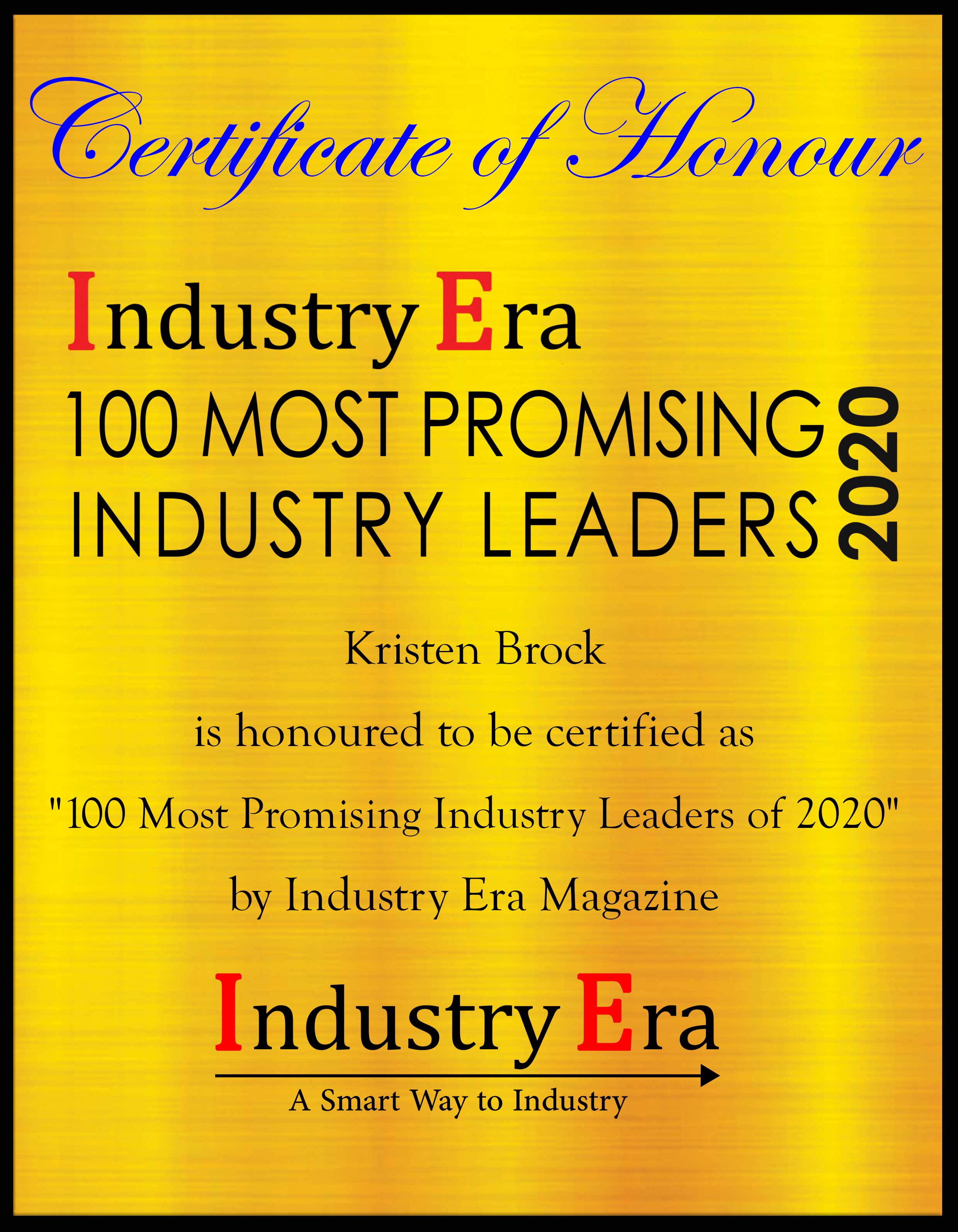 Kristen Brock CFO Of LEL Home Services 100 Most Promising Industry Kristen Brock CFO Of LEL Home Services 100 Most Promising Industry